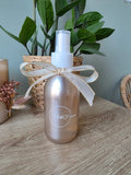 Roomspray Sandalwood & Amber 200ml roségoud met strikje