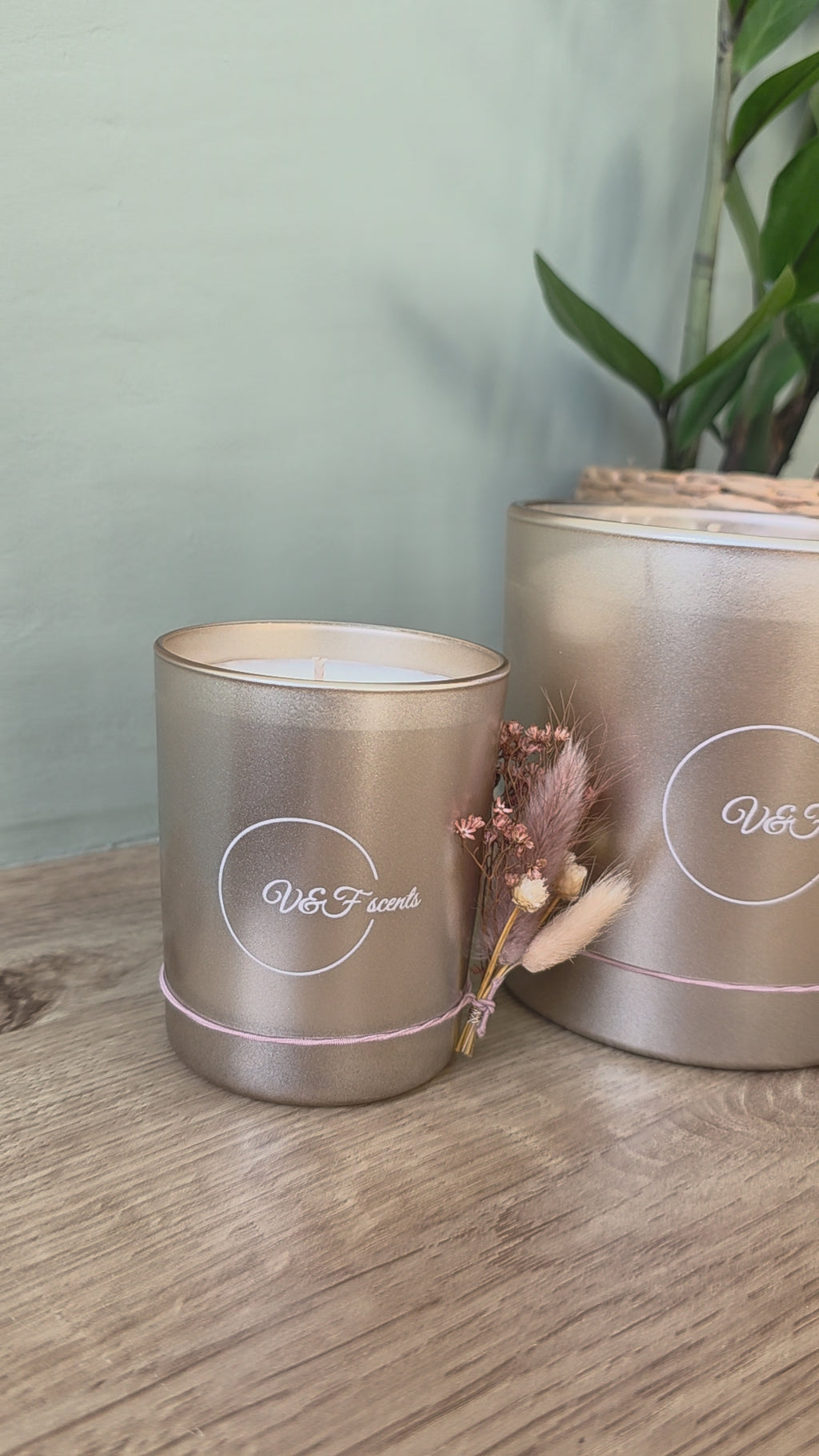 V&F Scents Geurkaars – Sandalwood & Amber